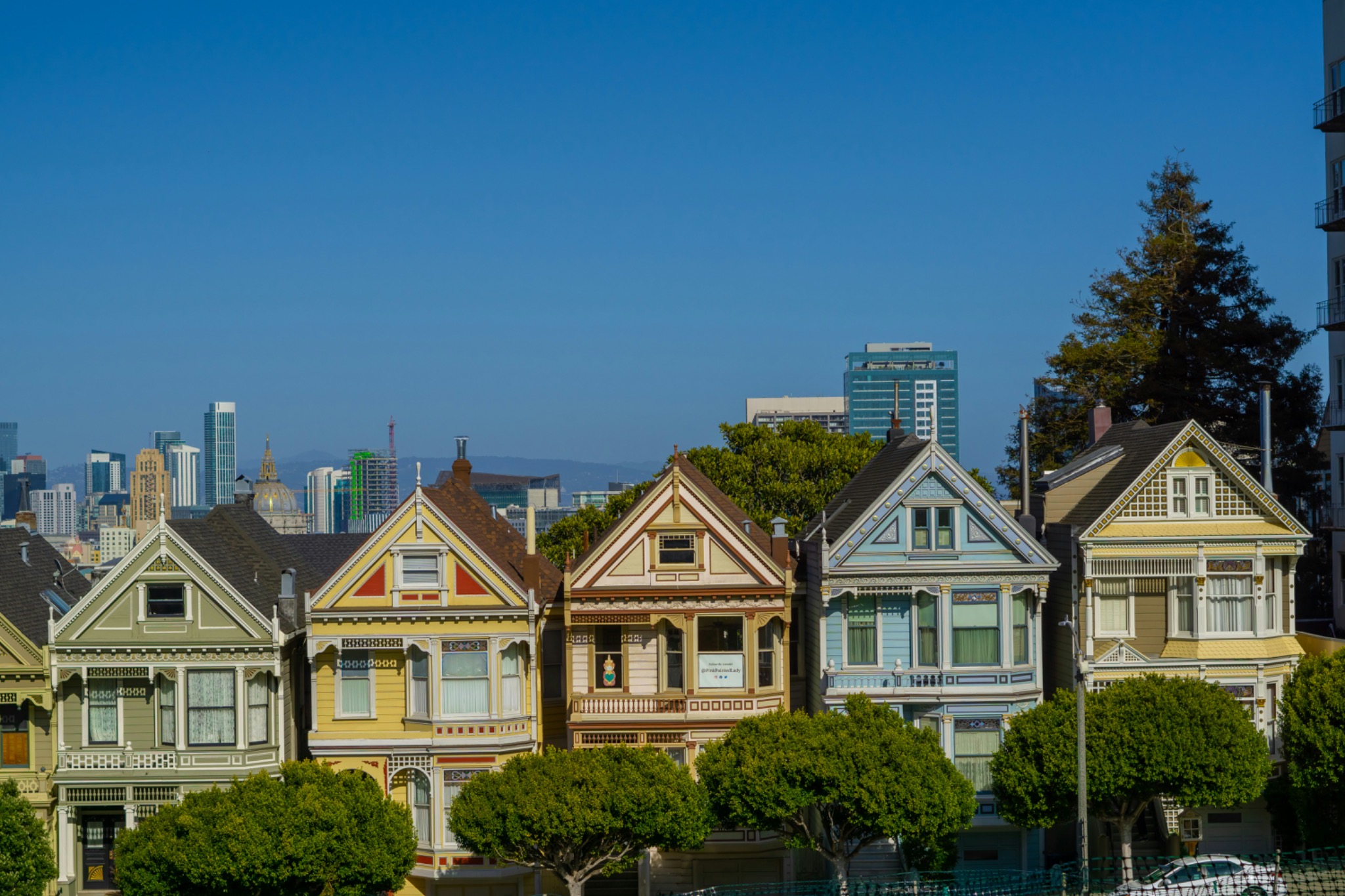 Painted Ladies Victorian houses in San Francisco